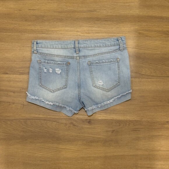 Celebrity Pink 'The Honey' Denim Shorts (Size 29) Distressed Look - Picture 3 of 6